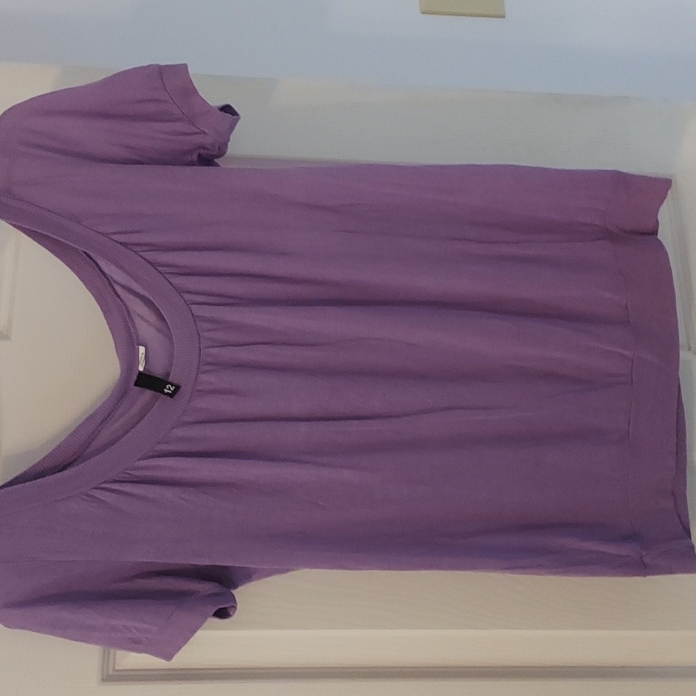 Light purple top, size 12. Divided by H & M